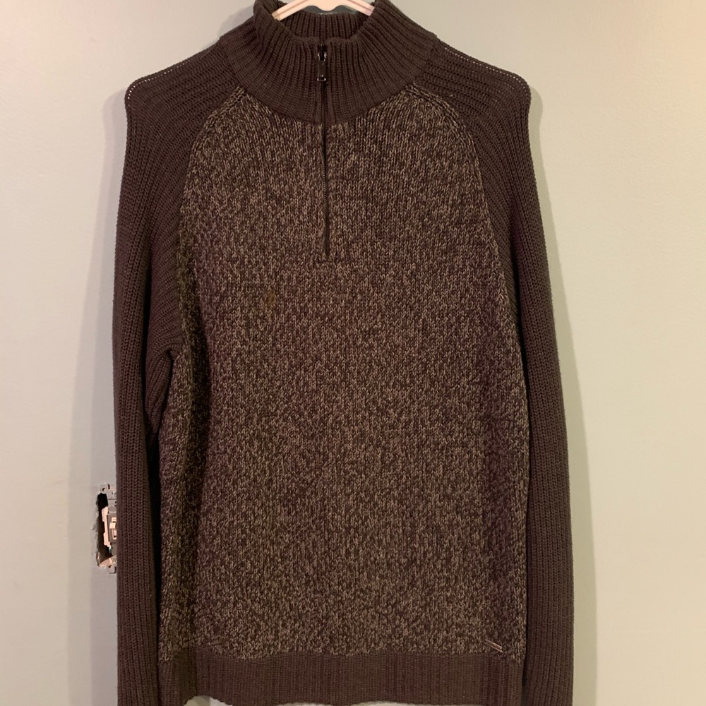 Half zip up sweater